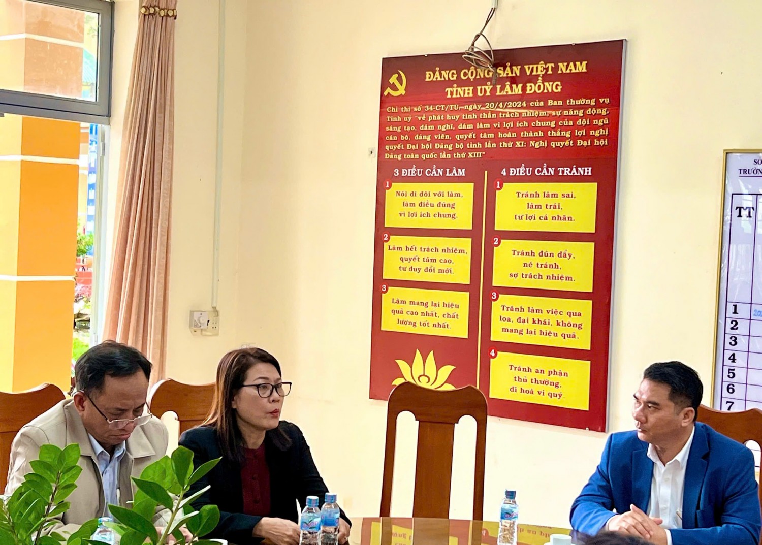 Sở Giáo dục và Đào tạo Lâm Đồng kiểm tra công tác chuẩn bị năm học mới  tại Trường THPT Lộc Thanh