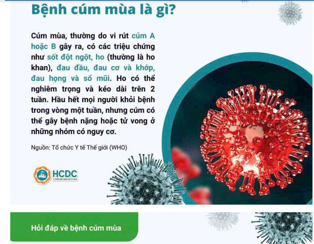 Hỏi đáp về bệnh cúm mùa