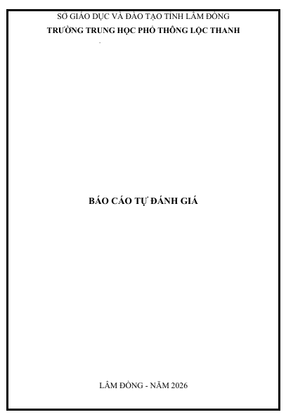 Báo cáo tự đánh giá 2026 (CT)